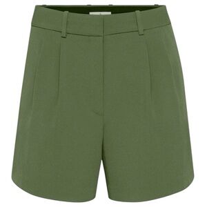 Babaton Pleated Mid-Thigh Short Sencha Green Size 10